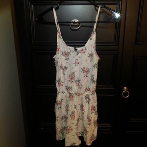 H&M Floral Spaghetti Strap Romper